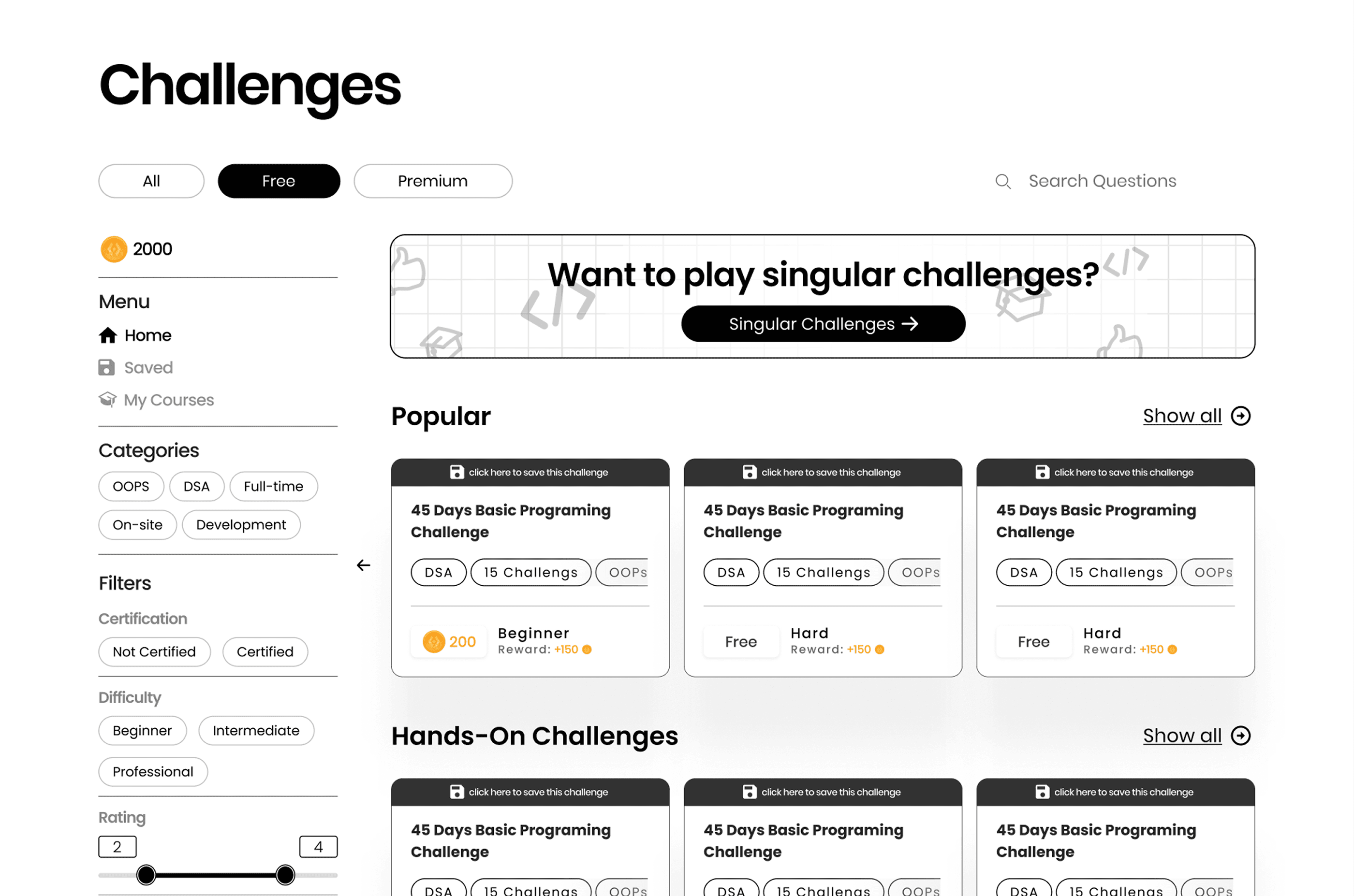 Challenge Home