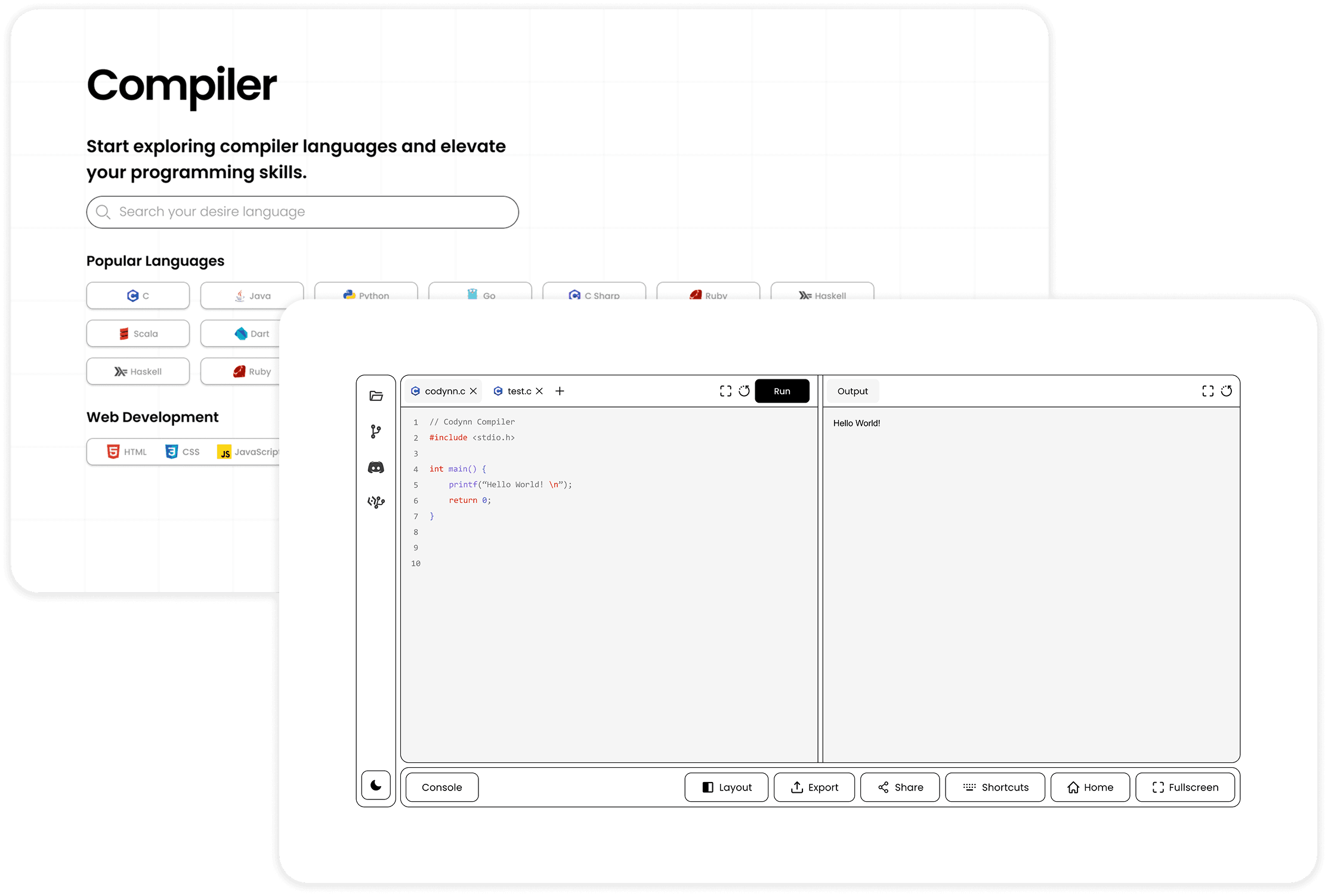 Compiler Home